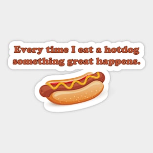 Hotdog Sticker